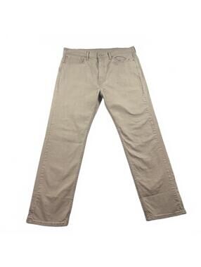 Levi’s 505 Men’s Jeans 38x32 Beige Khaki Straight Leg Classic Fit Red Tab Denim